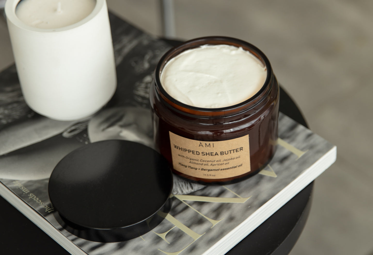 WHIPPED SHEA BUTTER with Ylang Ylang and Bergamot Essential Oil - AMI London