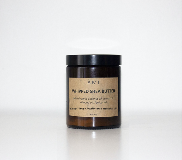 WHIPPED SHEA BUTTER with Ylang Ylang and Frankincense Essential Oil - AMI London