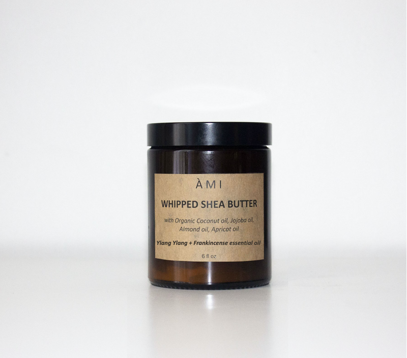 WHIPPED SHEA BUTTER with Ylang Ylang and Frankincense Essential Oil - AMI London