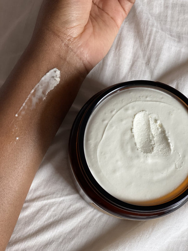 whipped Shea and cocoa body butter