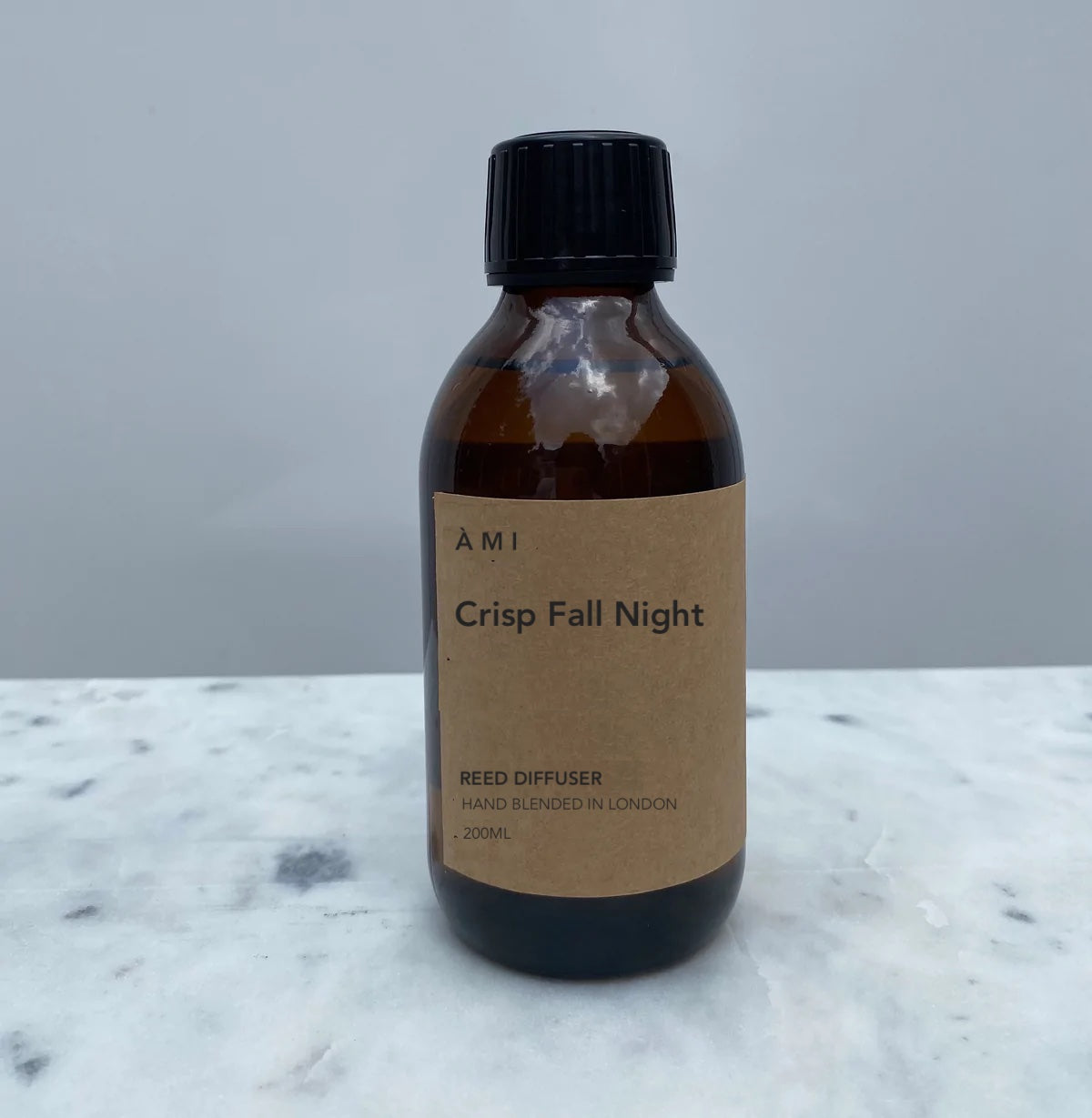 <img src="crisp fall night amber-serenity-reed-diffuser.jpg" alt="Amber Serenity Reed Diffuser with Bergamot, Grapefruit, Cedarwood, and Woodland Musk by AMI London">
