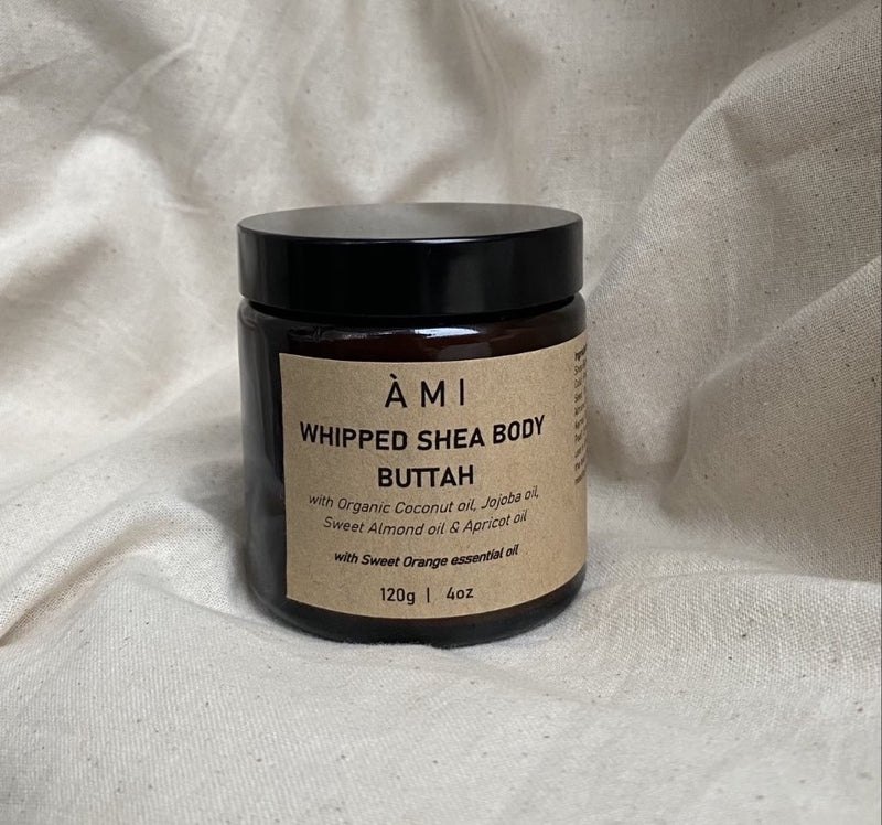 WHIPPED SHEA BODY BUTTAH with Sweet Orange Essential Oil - AMI London