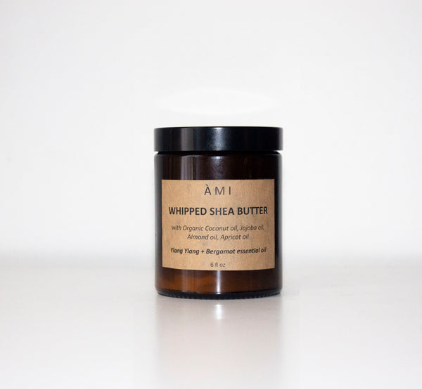 WHIPPED SHEA BUTTER with Ylang Ylang and Bergamot Essential Oil - AMI London